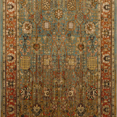 Myanmar Aquamarine in Aquamarine Area Rugs