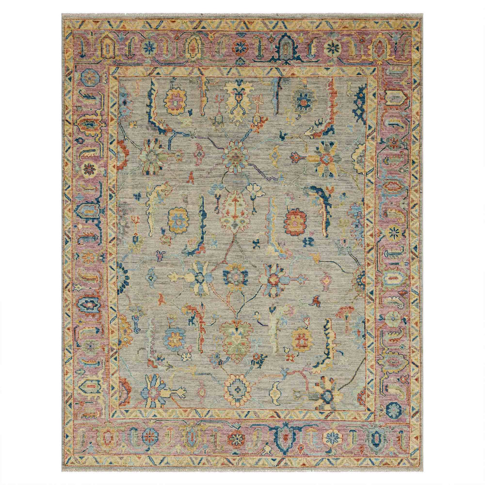 Mystique Grey Purple in Grey Purple 6'X9' Area Rugs
