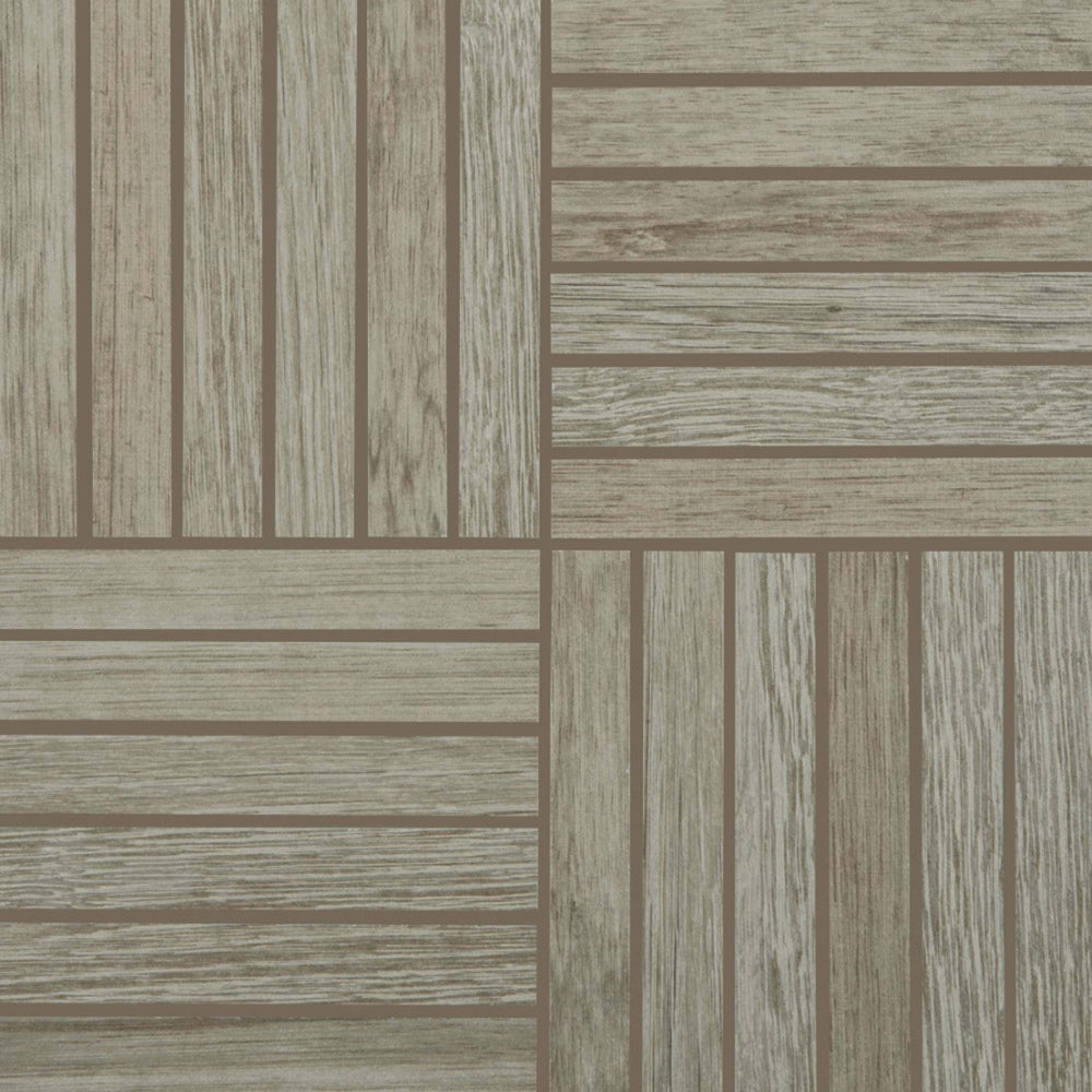 Nest in Peaceful Mosaic 1"x6"  Tile