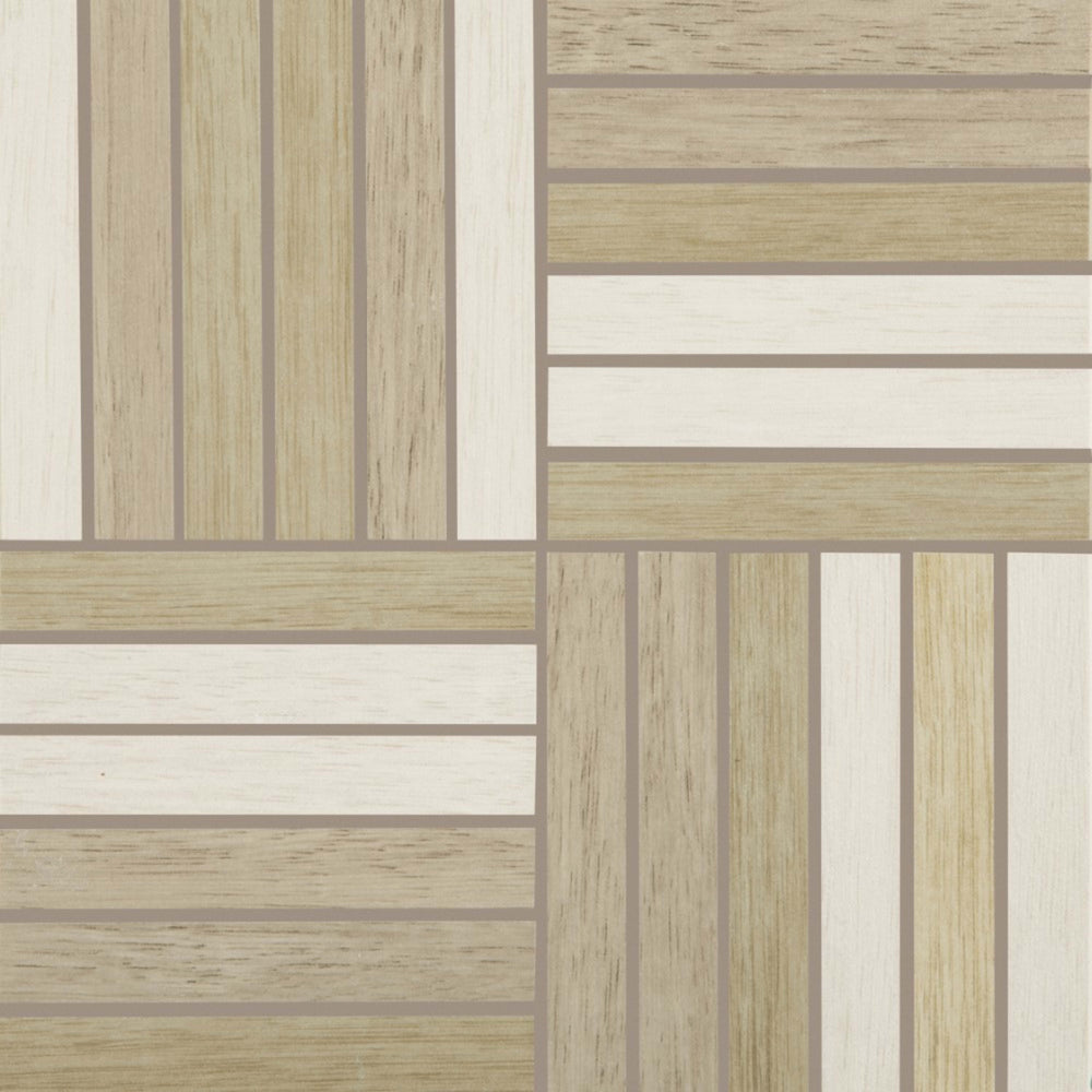 Nest in Levity, Blissful, Mindful Mosaic 1"x6"  Tile