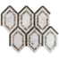 New Era in Asian Long Hexagon With Temple Gray Asian Statuary Lagos Natural Stone