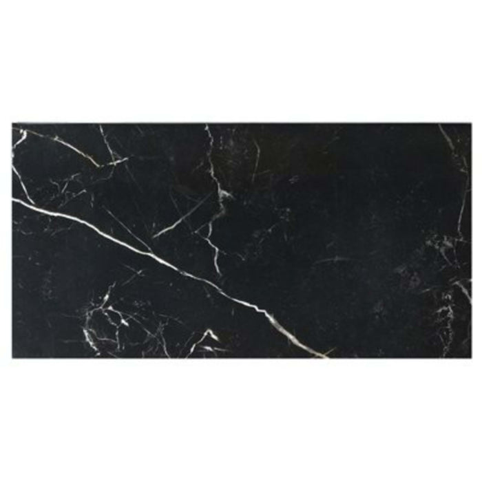 Nero Marquina in Nero Marquina 12x24 Polished Natural Stone