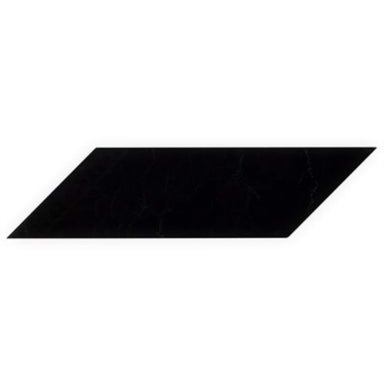 Nero Marquina in Nero Marquina 6x24 Chevron Polished Natural Stone