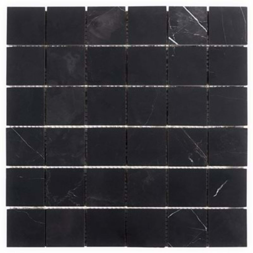 Nero Marquina in Nero Marquina 2x2 Honed Natural Stone