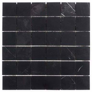 Nero Marquina in Nero Marquina 2x2 Honed Natural Stone