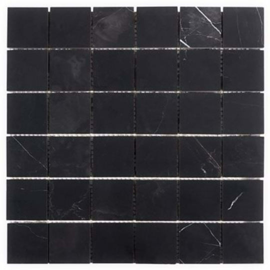 Nero Marquina in Nero Marquina 2x2 Honed