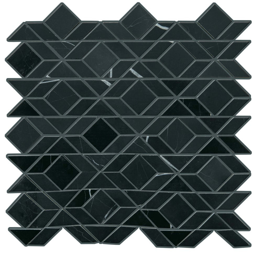 Pietra Divina in Nero Marquina Framework Natural Stone