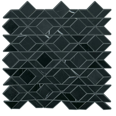 Pietra Divina in Nero Marquina Framework Natural Stone