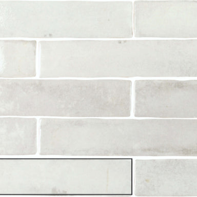 Old Savannah in White 2x10 Tile