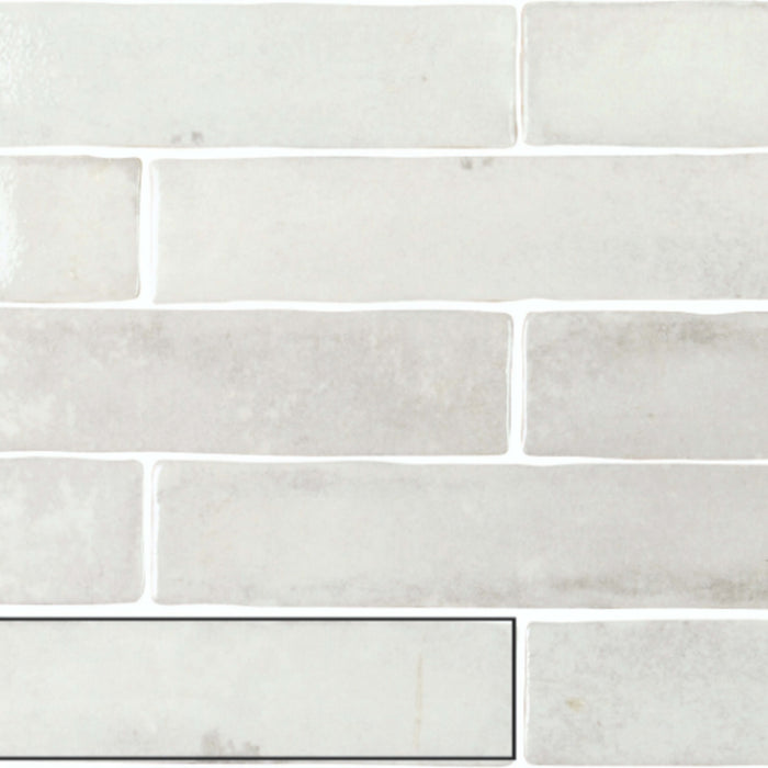 Old Savannah in White 2x10 Tile