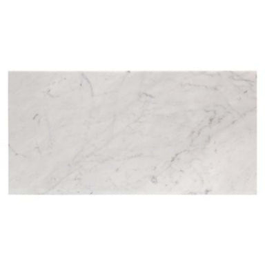 Open Space in White Carrara Natural Stone