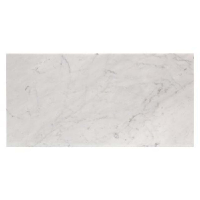 Open Space in White Carrara Natural Stone