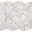 Ocean Stones - Fit Mosaics in Sparkly White Tile
