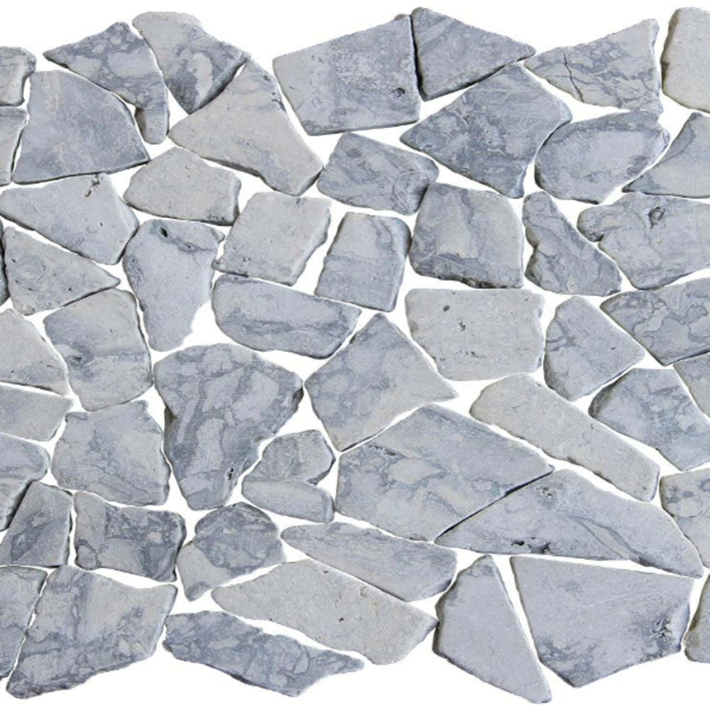 Ocean Stones - Fit Mosaics in Swirl Grey Tile
