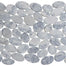 Ocean Stones - Coin Mosaics in Swirl Grey Tile