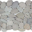 Ocean Stones - Sliced Mosaic in Tan Tile