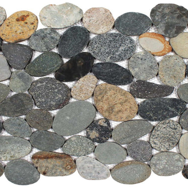 Ocean Stones - Sliced Mosaic in Java Tile