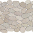 Ocean Stones - Sliced Mosaic in Cream Tile