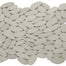 Ocean Stones - Sliced Mosaic in White Tile