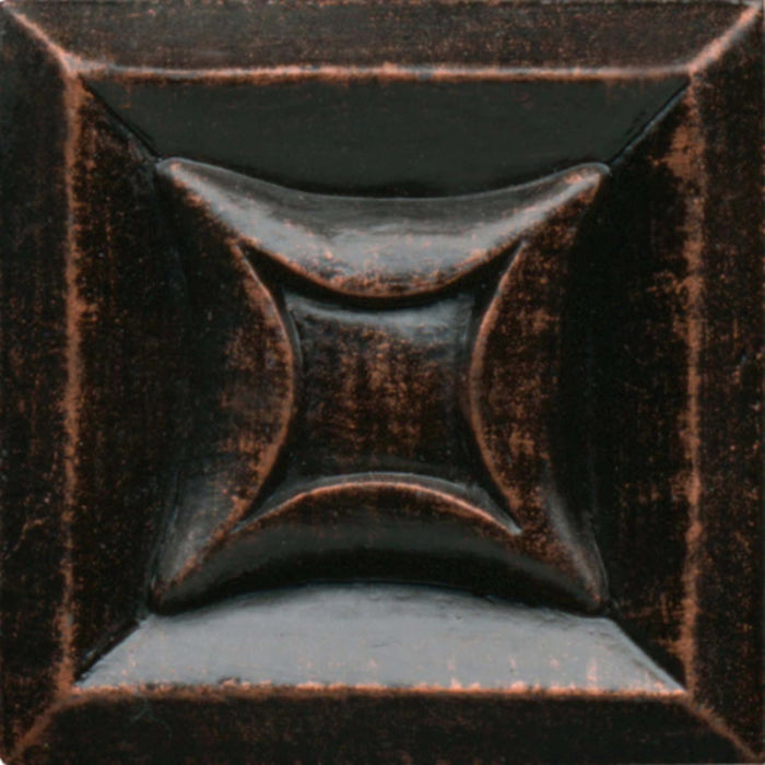 Armor in Oil Rub Bronze - Deco 1 X 12 - Style 3 Metal Tile