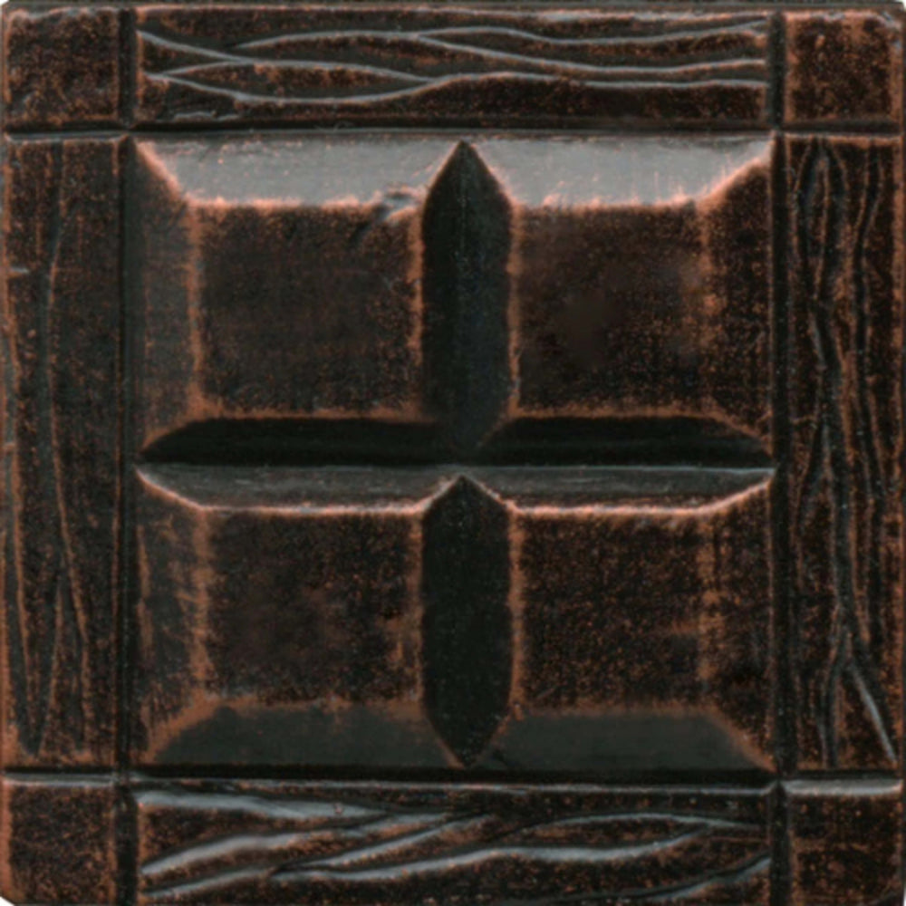 Armor in Oil Rub Bronze - Deco 0.5 X 12 - Style 4 Metal Tile