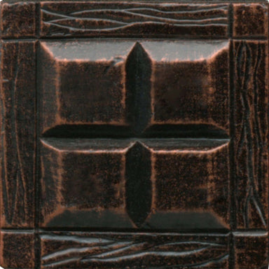 Armor in Oil Rub Bronze - Deco 0.5 X 12 - Style 4 Metal Tile