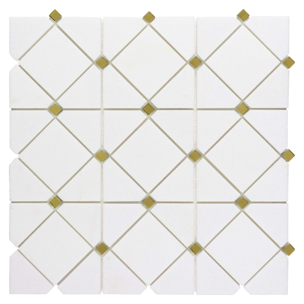 Dazzle in Limelight Gold Glass Tile