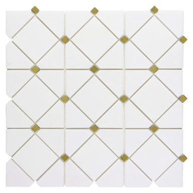 Dazzle in Limelight Gold Glass Tile