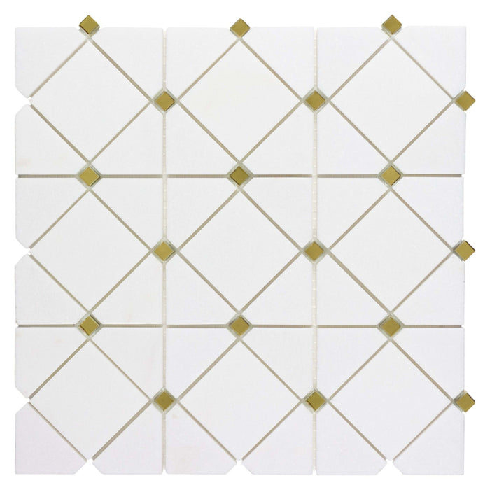 Dazzle in Limelight Gold Glass Tile