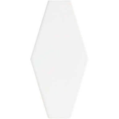 Paloma in Cotton Long Hex Tile