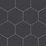 Paros in Black Hex 14x16 Tile