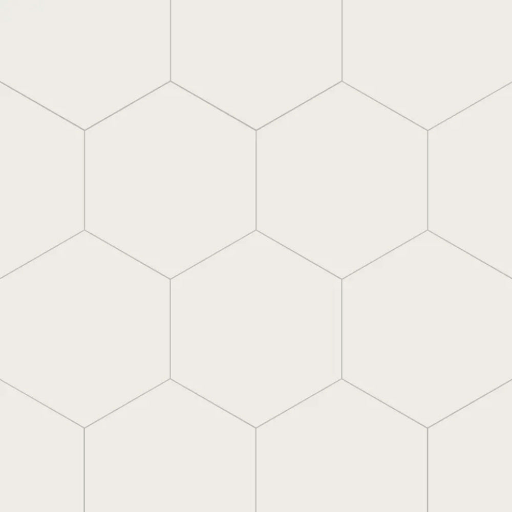 Paros in White Hex 14x16 Tile