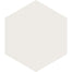 Paros in White Hex 8-1/2x10 Tile