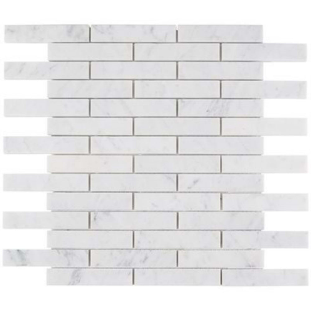 White Carrara in White Carrara Piano Brick Natural Stone