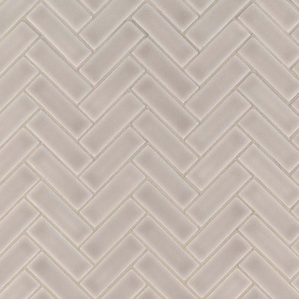 Highland Park in Portico Pearl Herringbone Tile
