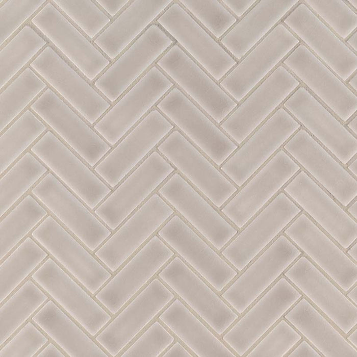 Highland Park in Portico Pearl Herringbone Tile