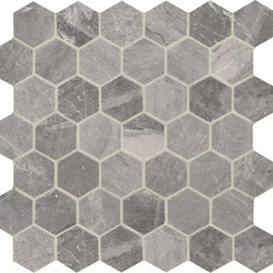 Presario in Meta Silver-Hexagon Natural Stone