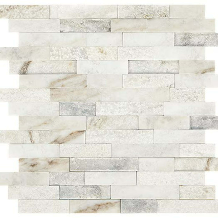 Presario in Lumen White-Random Linear Natural Stone