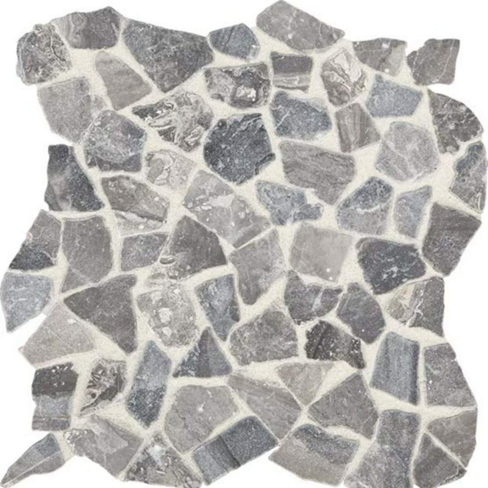Presario in Meta Silver-River Pebble Natural Stone