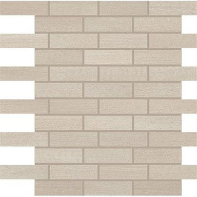 Persuade in Beige Mosaic (1x3) - 12x12 Tile