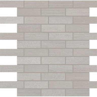 Persuade in Gray Mosaic (1x3) - 12x12 Tile