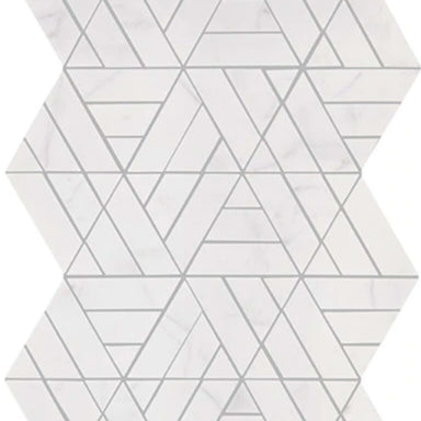 Perfit Mosaix in Saran White Trifecta Tile