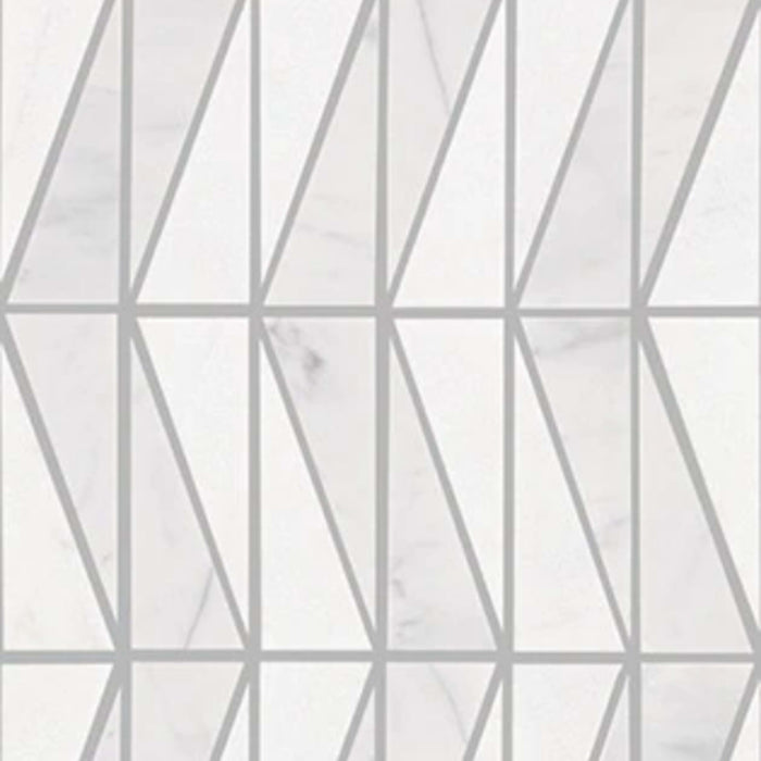 Perfit Mosaix in Saran White Wedge Tile