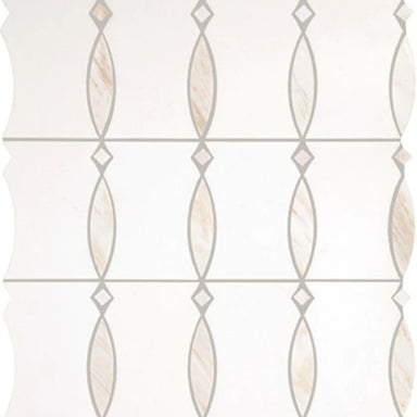 Perfit Mosaix in Namaste & Thassos Bannister Tile