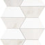 Perfit Mosaix in Paradise & Thassos Half Hex Tile