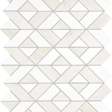 Perfit Mosaix in Paradise & Thassos Swivel Tile