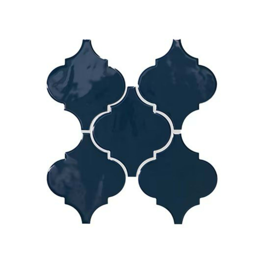 Playscapes in Midnight Blue Arabesque Tile