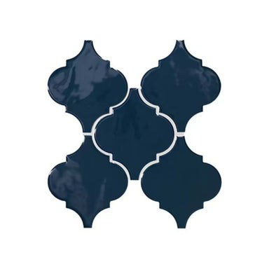 Playscapes in Midnight Blue Arabesque Tile