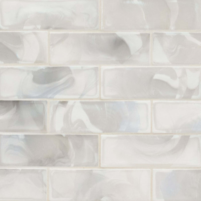 Pearla in Pearla Subway Tile 2x6 Glass Tile