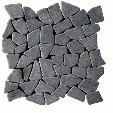 Botany Bay Pebbles - Opus Tumbled in Lava Black Natural Stone